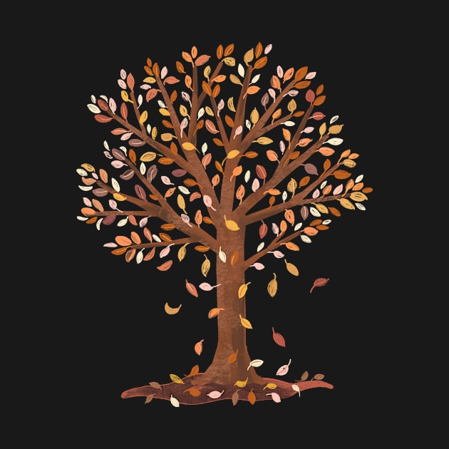 Fall Tree by Rebelform