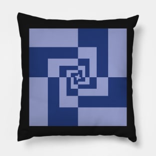 Golden Ratio Orthogonal pattern  - Blue Sky Pillow