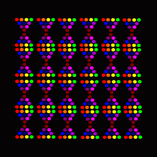 Colourful circles pattern by RAK20