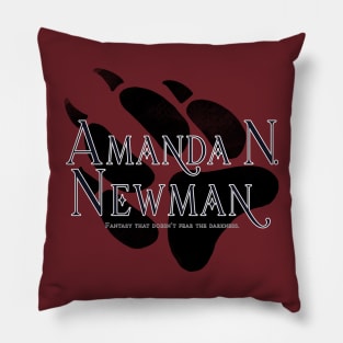 Amanda N. Newman Paw Print Logo Pillow