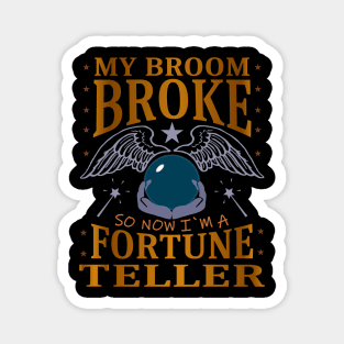 Fortune Teller/ Tarot Halloween design Magnet