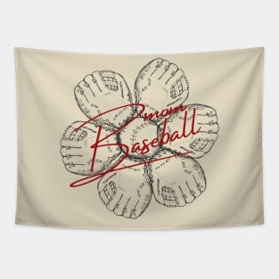 mom baseball lovers Tapestry