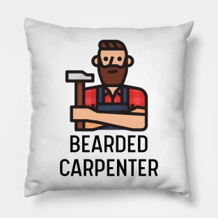 Bearded Carpenter Pillow