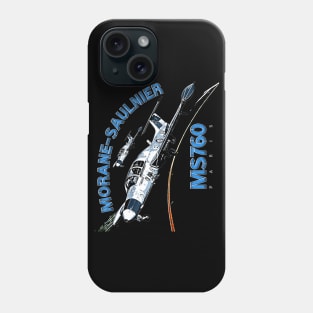 Morane-Saulnier MS760 aircraft Phone Case