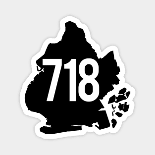 Brooklyn 718 Magnet