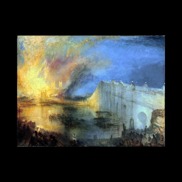 High Resolution William Turner The Burning of Parliament 1835 by tiokvadrat