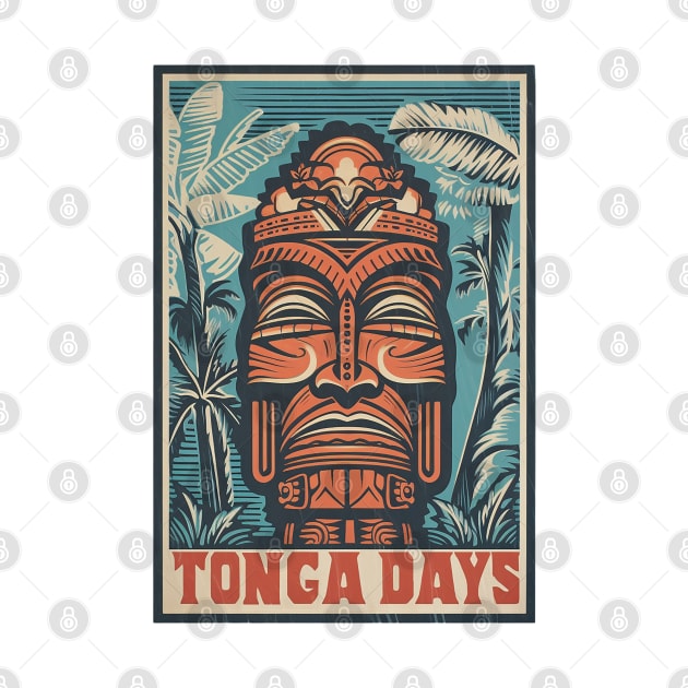 Tiki Tonga Days by Kona Cat Creationz