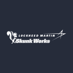 Lockheed Martin Skunk Works Logo (white) T-Shirt