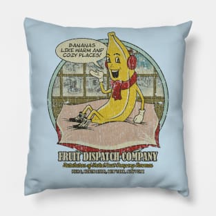 Bananas Like Warm and Cozy Places 1952 Pillow