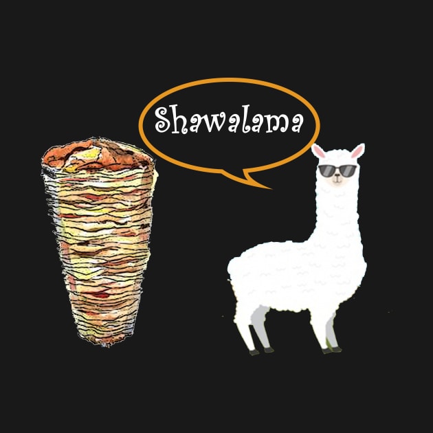 funny hungry llama by Yaman