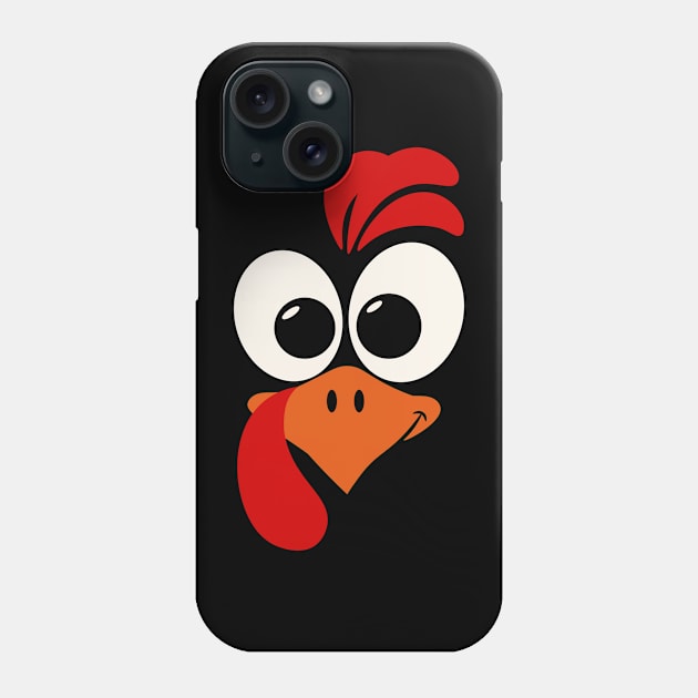 Turkey Face Phone Case by Things2followuhome