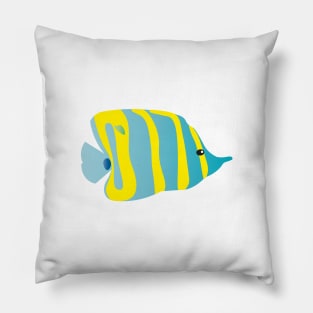 Whimsical Fish  Design Pillow