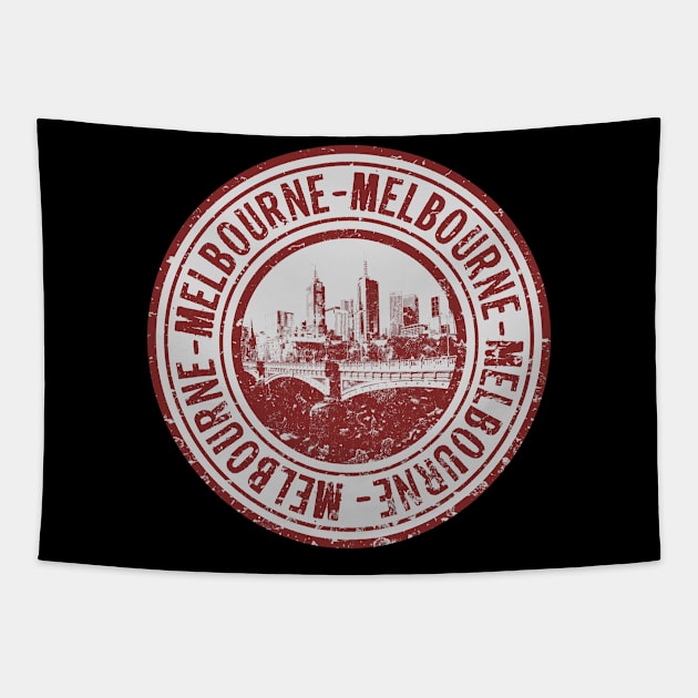 Melbourne pride stamp Tapestry by SerenityByAlex