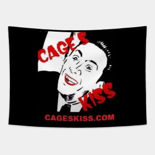 Cage's Kiss Logo Tapestry
