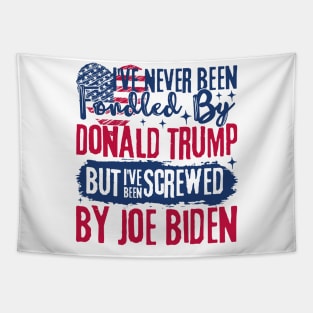 I've Never Been Fondled By Donald Trump But Joe Biden Tapestry