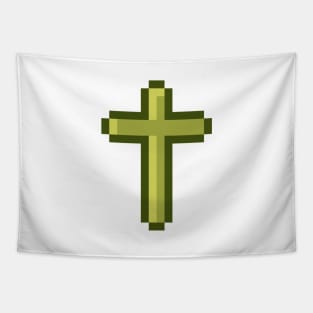 Cross of Jesus Christ 8-bit Tapestry