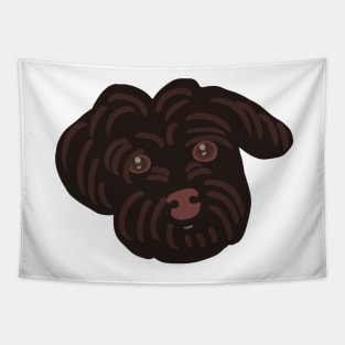 Cute Dark Chocolate Color Maltipoo Tapestry