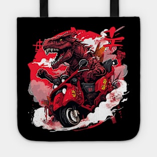 dino rider Tote