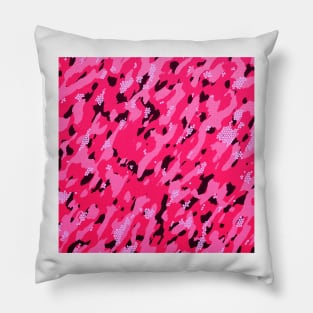 Camouflage - Pink Pillow