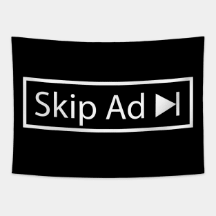 Skip Ad t-shirt Tapestry