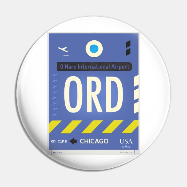 ORD O'Hare Airport code Pin by Woohoo