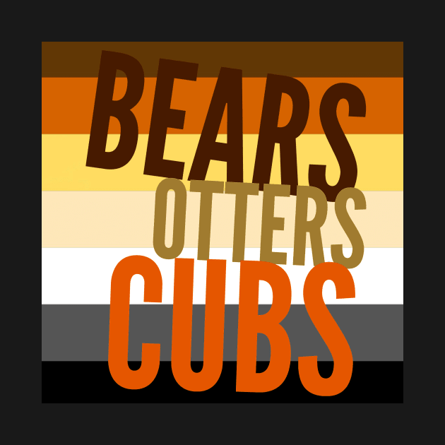 Bears, Otters, Cubs (Bear Flag) by JasonLloyd