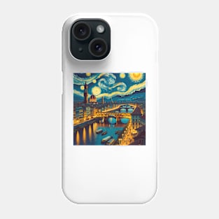 Florence, Italy, in the style of Vincent van Gogh's Starry Night Phone Case