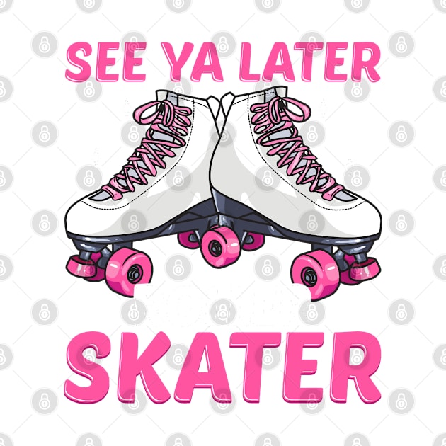 Retro Roller Skater Funny Quotes Humor Gifts by E