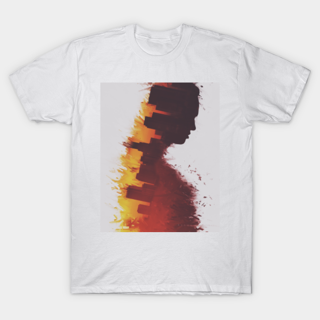 Angels and Demons - Digital Artwork - T-Shirt