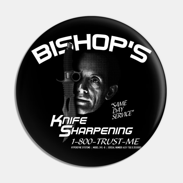 Bishop's Knife Sharpening Service Pin by MindsparkCreative