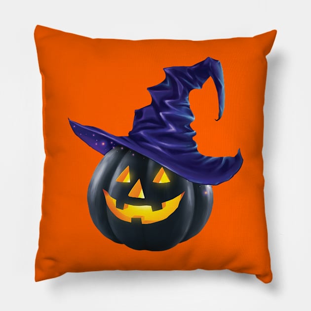 Halloween Witch Jack Pillow by Roadkill Creations