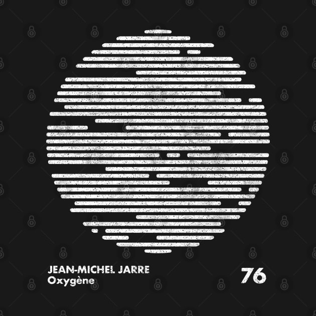 Jean-Michel Jarre / Oxygene / Minimal Graphic Design Tribute by saudade