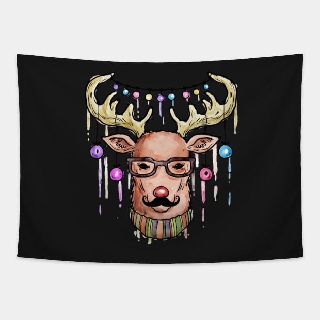 Mr. Raindeer Tapestry by D3monic