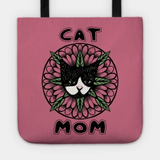 Tuxedo Cat Mom Tote