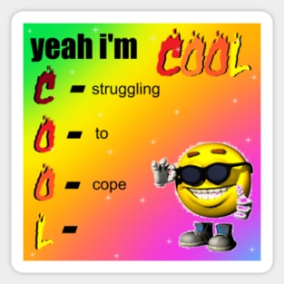 Cursed Emoji Sticker for Sale by SnotDesigns