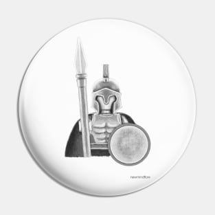 Spartan Warrior Pin