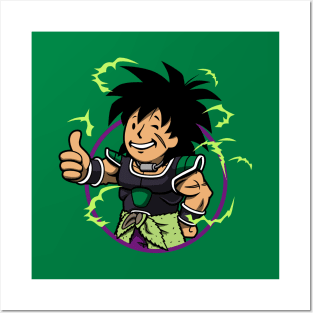 Dragon Ball Z - Broly Super Saiyan Poster by POP-Mania