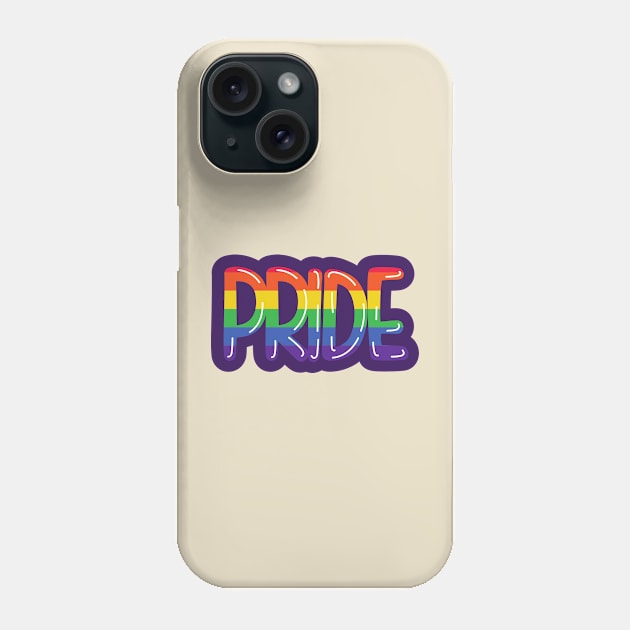 Pride in lgbt pride month Phone Case by MerchByThisGuy