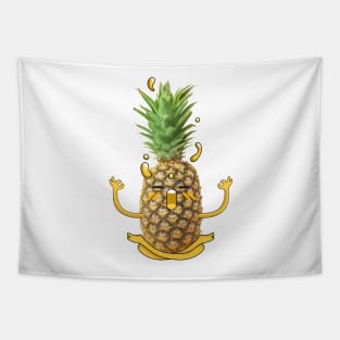 Pineapple Yogi - Funny Tapestry