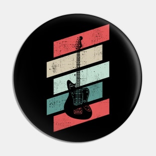 Retro Vintage Offset Style Electric Guitar Pin