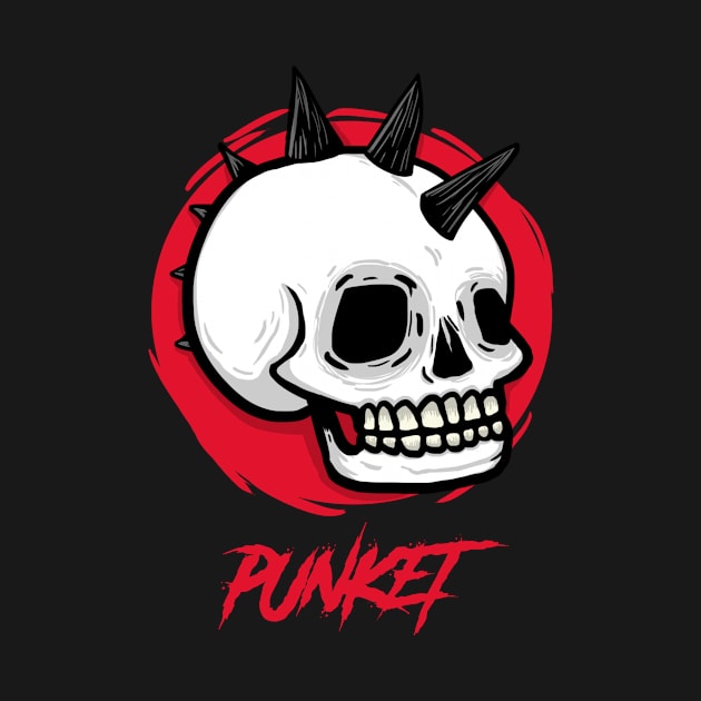 Punket by Vintage Oldschool Apparel 