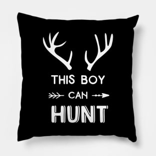 This Boy Can Hunt Pillow