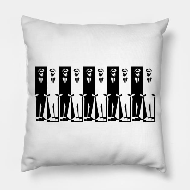 Rude Boys Pillow by Skatee