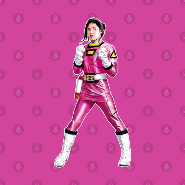 Pink Turbo Power Ranger by BigMike