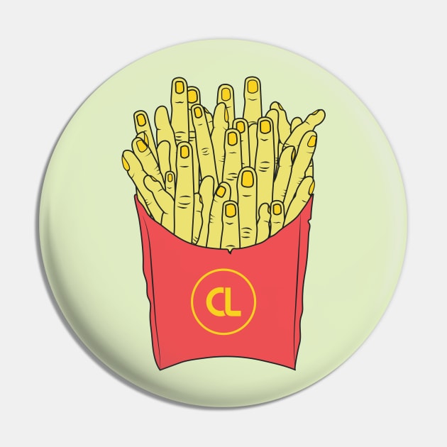 Finger Fries Pin by CalebLindenDesign