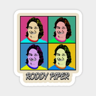 roddy piper 80s Pop Art Style Magnet