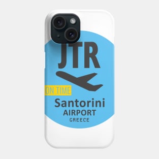 Santorini JTR airport Phone Case