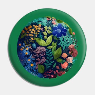 Green Living Happy Earth, plantlover Pin