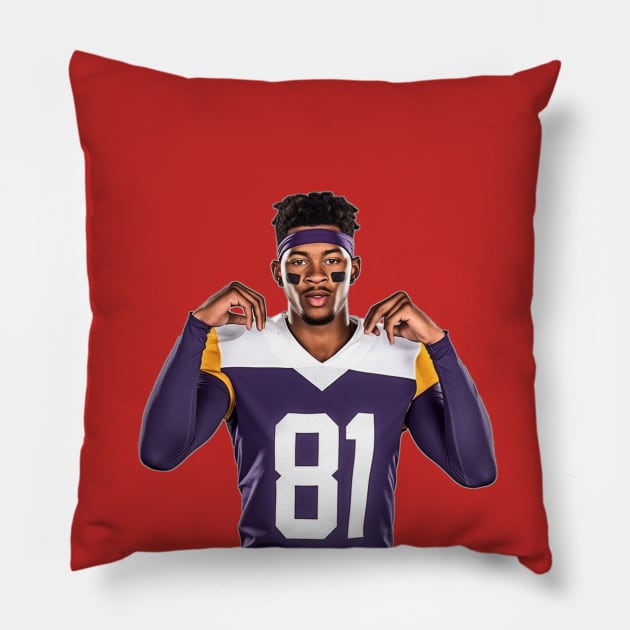 Ja'Marr Chase Pillow by KOTYA