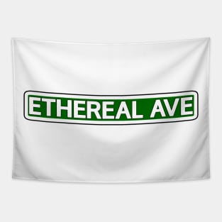 Ethereal Ave Street Sign Tapestry